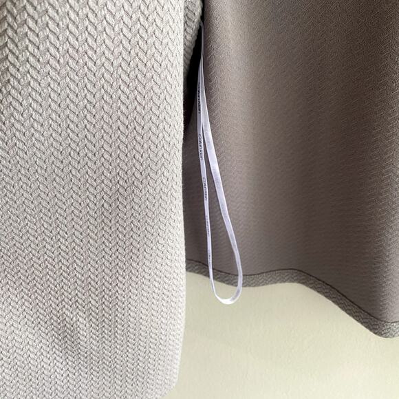 Calvin Klein Gray Knit Open Drape Front jacket size Large - Picture 4 of 6